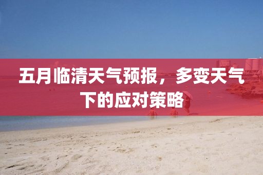 五月临清天气预报，多变天气下的应对策略