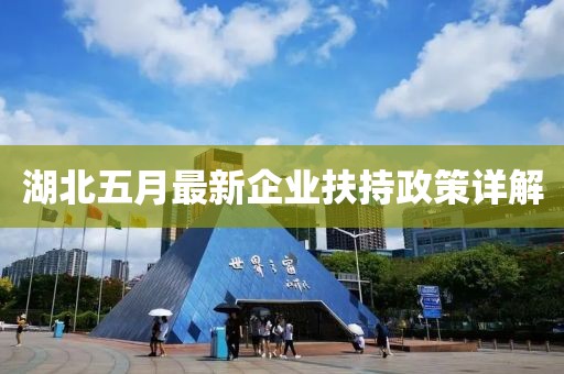 湖北五月最新企业扶持政策详解