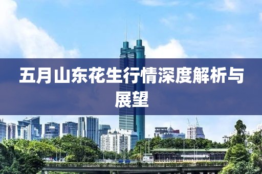 五月山东花生行情深度解析与展望