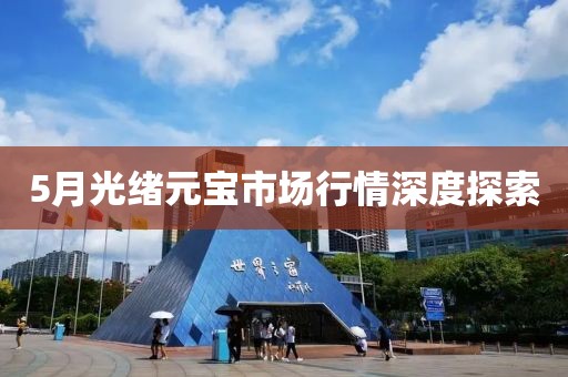 5月光绪元宝市场行情深度探索