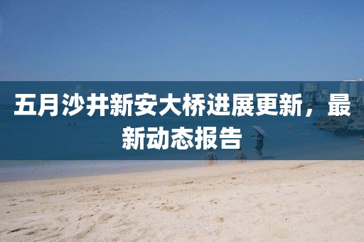 五月沙井新安大桥进展更新，最新动态报告
