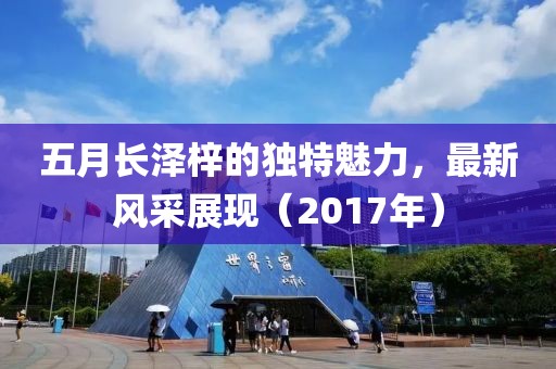 五月长泽梓的独特魅力，最新风采展现（2017年）