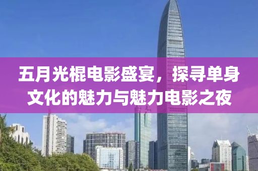五月光棍电影盛宴，探寻单身文化的魅力与魅力电影之夜