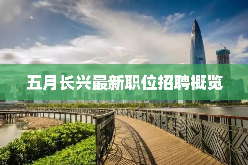 五月长兴最新职位招聘概览