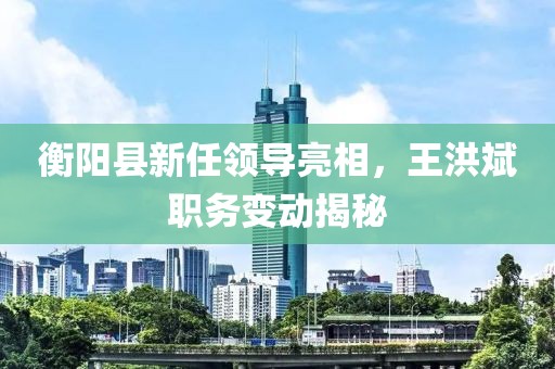 衡阳县新任领导亮相，王洪斌职务变动揭秘