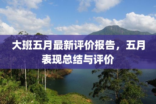 大班五月最新评价报告，五月表现总结与评价