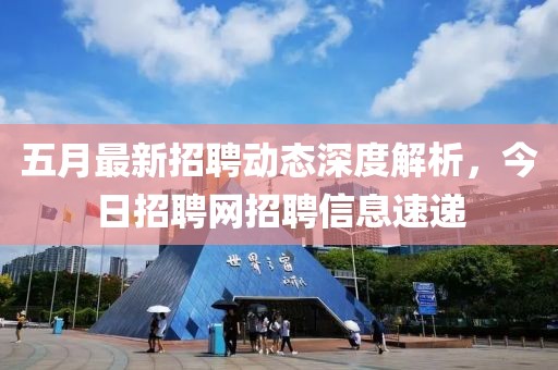 五月最新招聘动态深度解析，今日招聘网招聘信息速递
