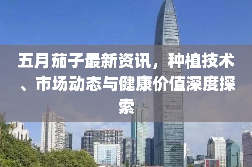五月茄子最新资讯，种植技术、市场动态与健康价值深度探索