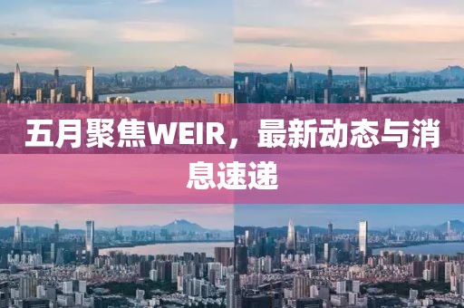五月聚焦WEIR，最新动态与消息速递