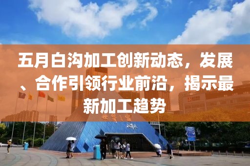五月白沟加工创新动态，发展、合作引领行业前沿，揭示最新加工趋势