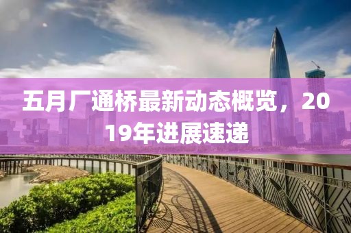 五月厂通桥最新动态概览，2019年进展速递