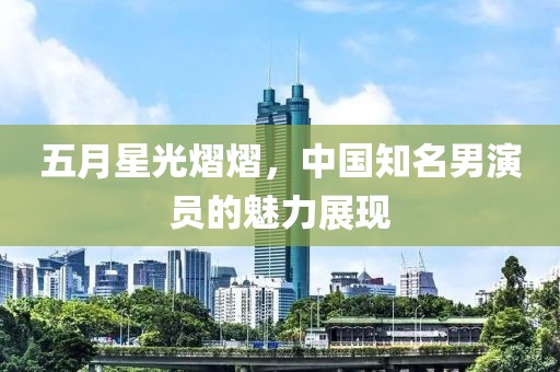 五月星光熠熠，中国知名男演员的魅力展现