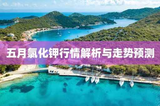 五月氯化钾行情解析与走势预测