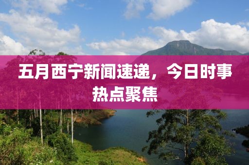 五月西宁新闻速递，今日时事热点聚焦