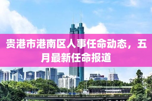 贵港市港南区人事任命动态，五月最新任命报道