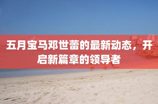 五月宝马邓世蕾的最新动态，开启新篇章的领导者