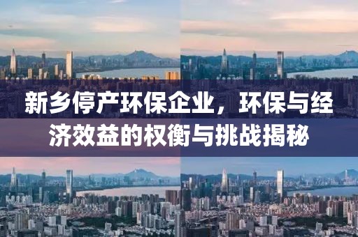 新乡停产环保企业，环保与经济效益的权衡与挑战揭秘