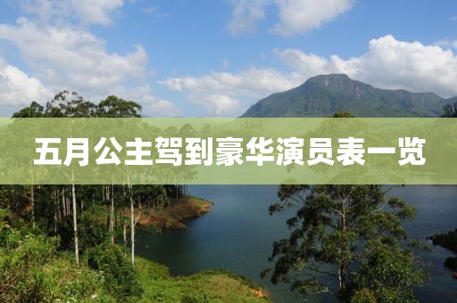 五月公主驾到豪华演员表一览