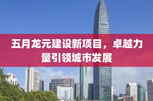 五月龙元建设新项目，卓越力量引领城市发展