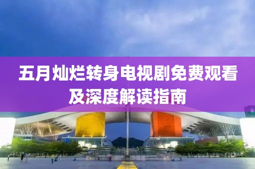 五月灿烂转身电视剧免费观看及深度解读指南