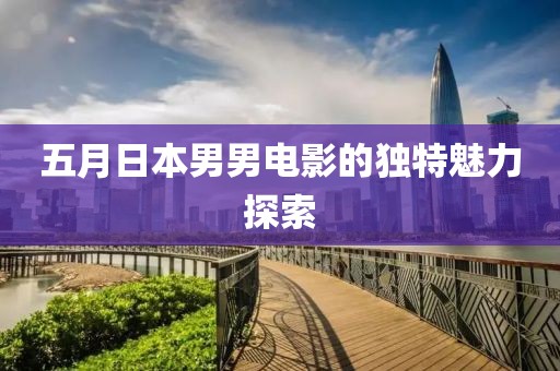 五月日本男男电影的独特魅力探索