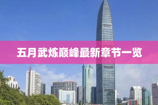 五月武炼巅峰最新章节一览