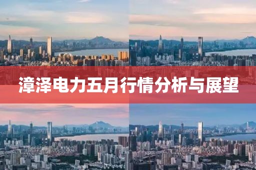 漳泽电力五月行情分析与展望