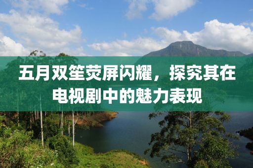 五月双笙荧屏闪耀，探究其在电视剧中的魅力表现