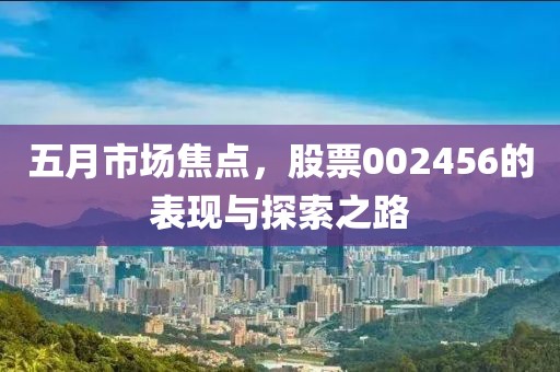 五月市场焦点，股票002456的表现与探索之路