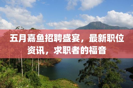 五月嘉鱼招聘盛宴，最新职位资讯，求职者的福音
