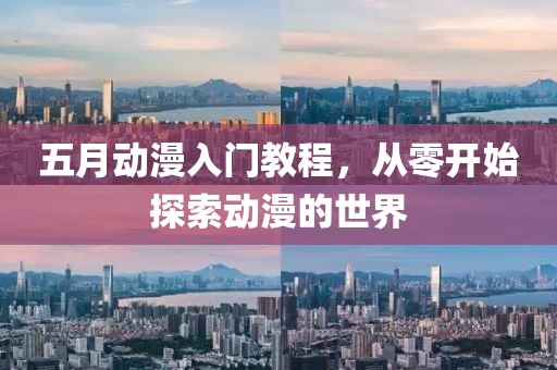 五月动漫入门教程，从零开始探索动漫的世界