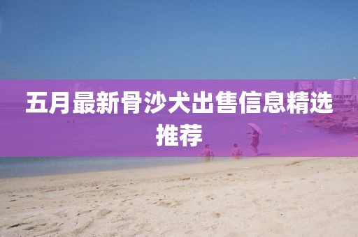 五月最新骨沙犬出售信息精选推荐