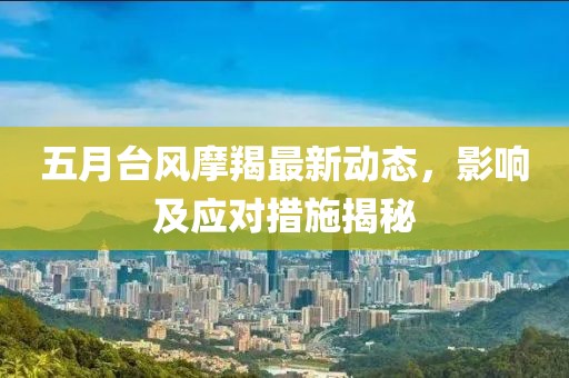 五月台风摩羯最新动态，影响及应对措施揭秘