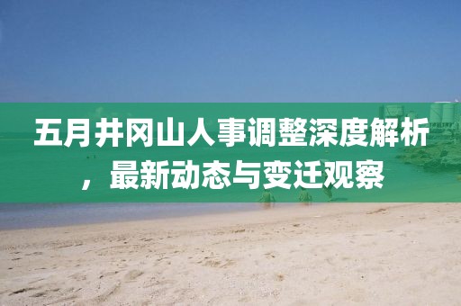 五月井冈山人事调整深度解析，最新动态与变迁观察