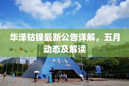 华泽钴镍最新公告详解，五月动态及解读