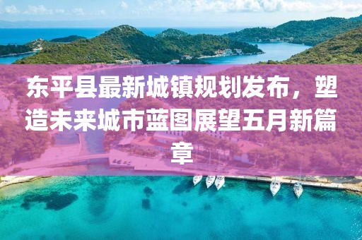 东平县最新城镇规划发布，塑造未来城市蓝图展望五月新篇章