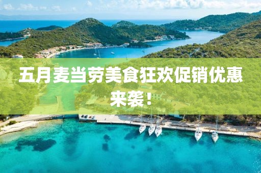 五月麦当劳美食狂欢促销优惠来袭！