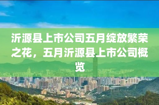 沂源县上市公司五月绽放繁荣之花，五月沂源县上市公司概览
