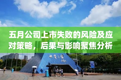 五月公司上市失败的风险及应对策略，后果与影响聚焦分析